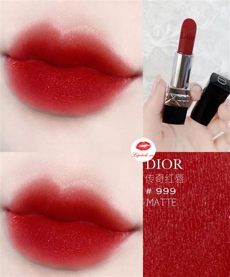 dior 39 lipstick|Dior 999 matte vs velvet.